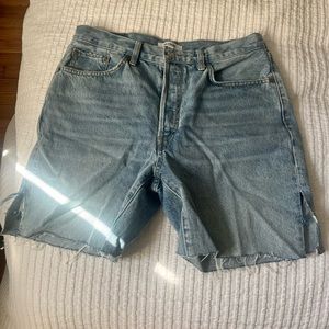 Re/done denim shorts